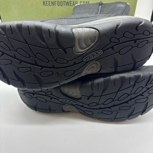 Womens Keen Presidio II Waterproof Boots Sz 10.5 Black Leather 1019592 - Picture 4 of 6
